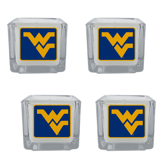 Velas perfumadas de los Mountaineers de Virginia Occidental, paquete de 4