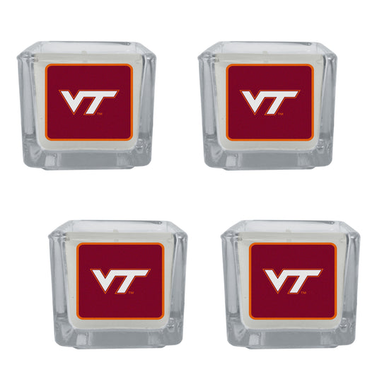 Velas perfumadas de Virginia Tech Hokies, paquete de 4