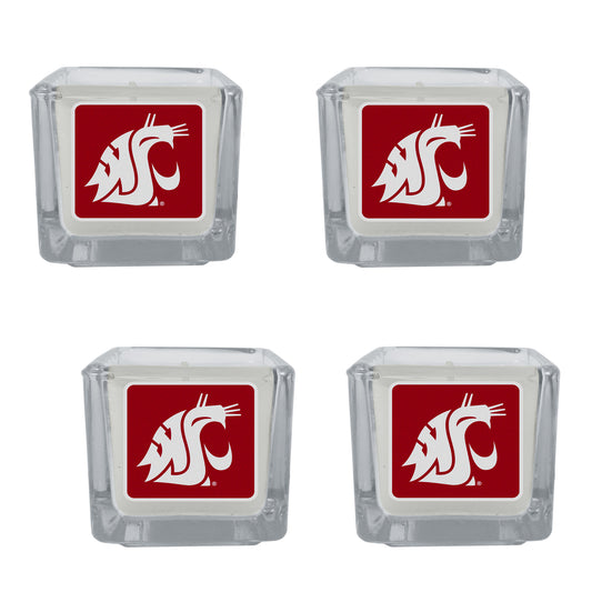 Washington St. Cougars Scented Candles, 4 pk