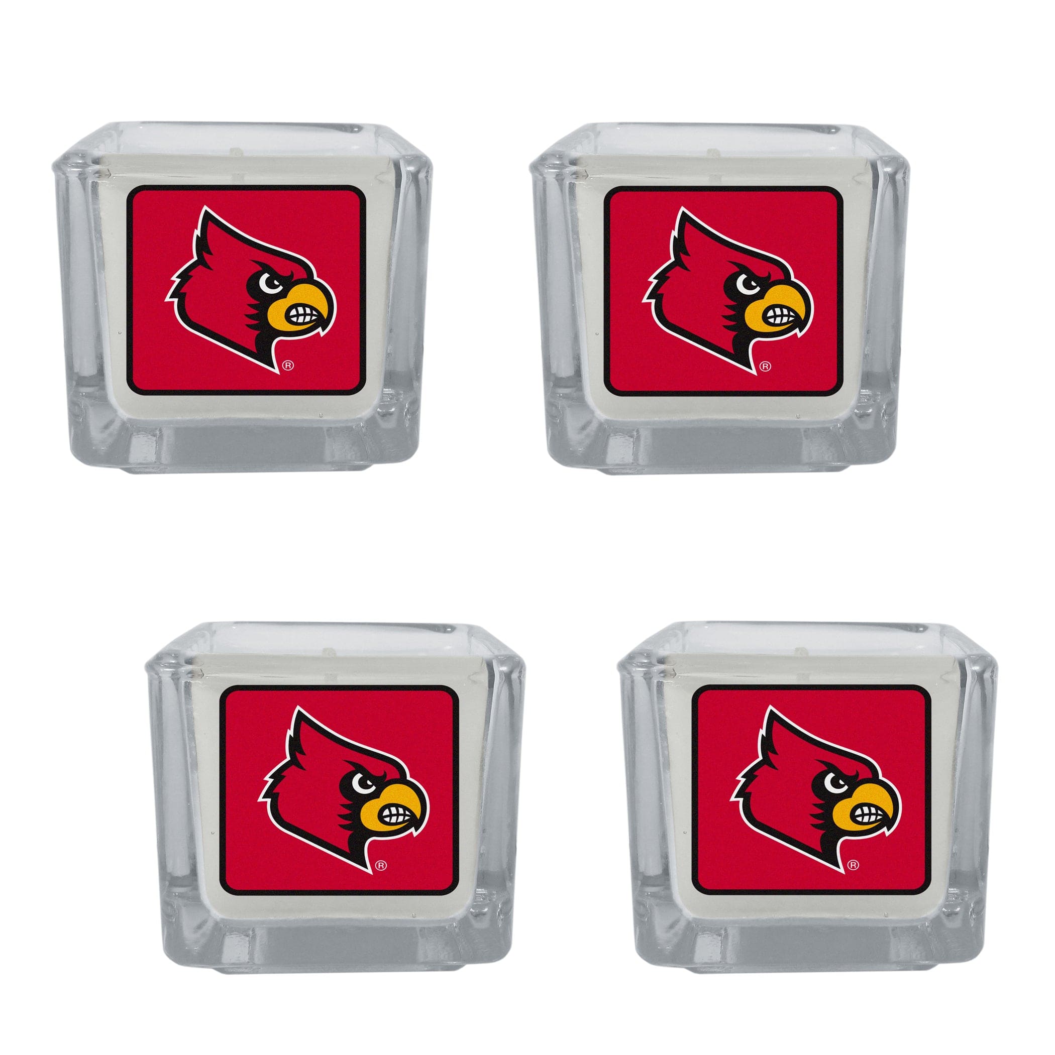 Louisville Cardinals Scented Candles, 4 pk - Louisville Cardinals