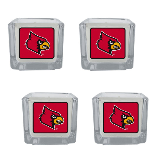 Louisville Cardinals Scented Candles, 4 pk - Louisville Cardinals