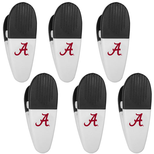 Alabama Crimson Tide Chip Clip Magnets, 6pk