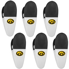 Iowa Hawkeyes Chip Clip Magnets, 6pk