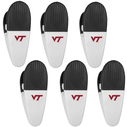 Virginia Tech Hokies Chip Clip Magnets, 6pk