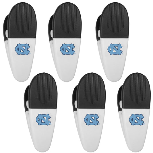 N. Carolina Tar Heels Chip Clip Magnets, 6pk