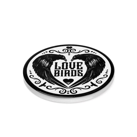 Alchemy Gothic Love Birds Coaster