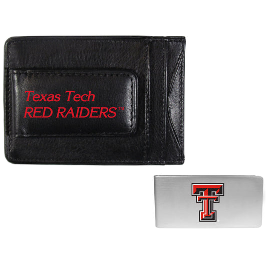 Texas Tech Raiders Leather Cash & Cardholder & Money Clip