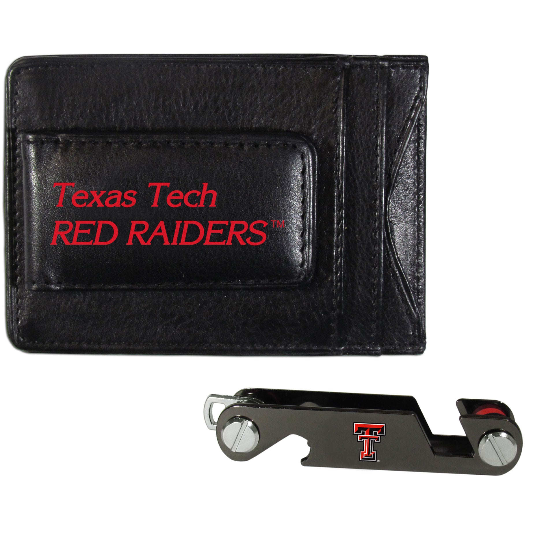 Texas Tech Raiders Leather Cash & Cardholder & Key Organizer