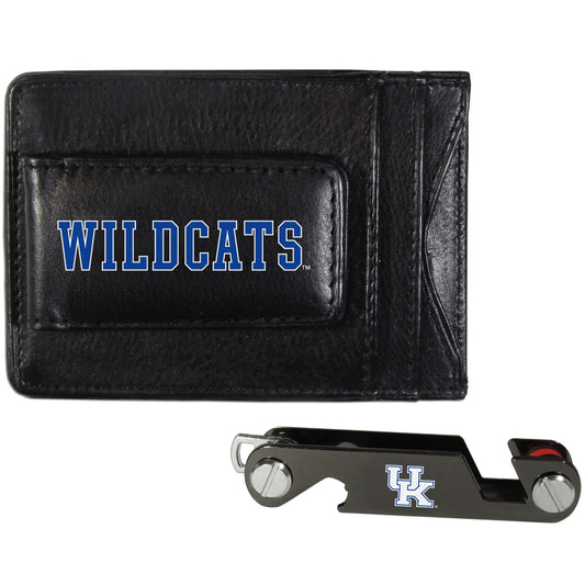 Kentucky Wildcats Leather Cash & Cardholder & Key Organizer