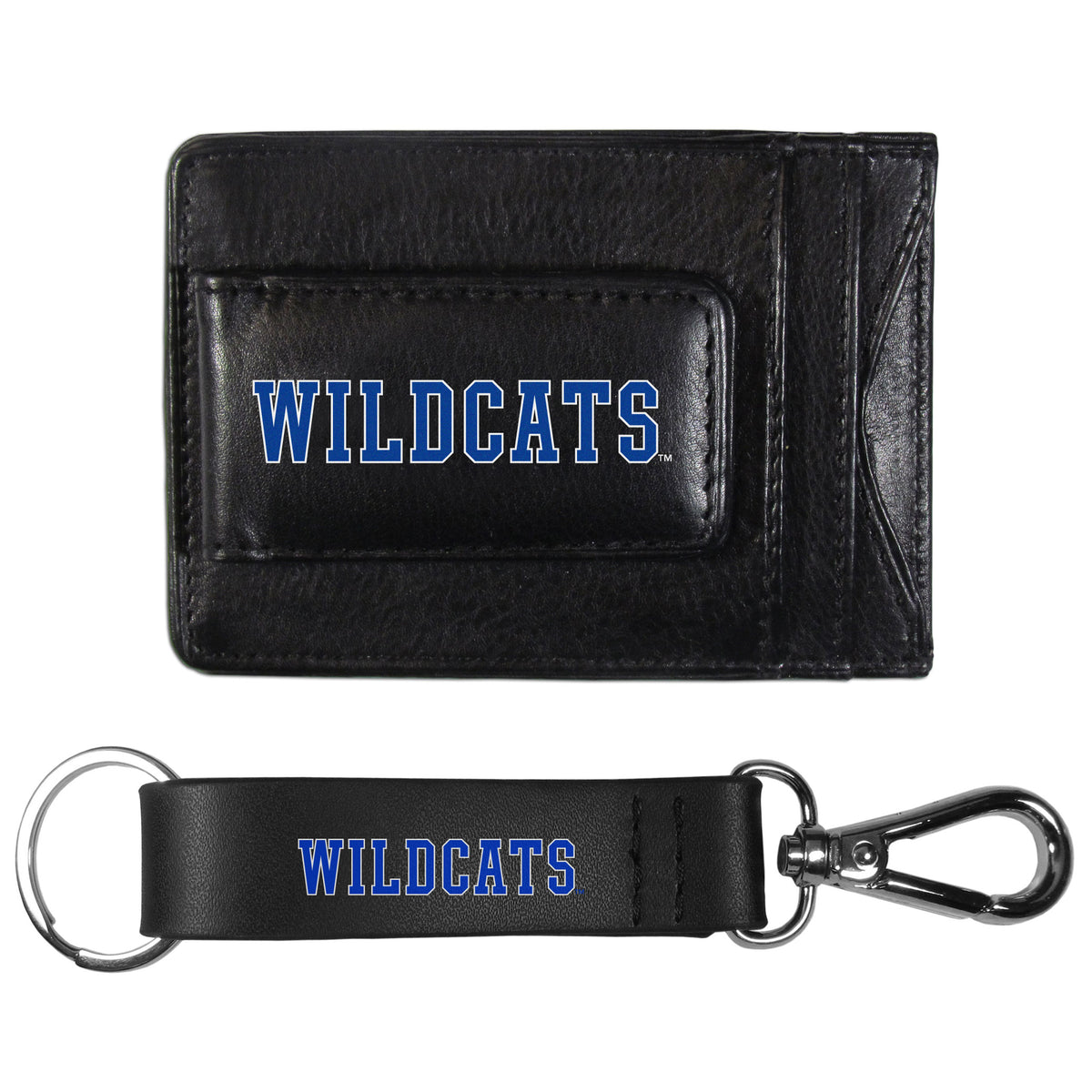 Kentucky Wildcats Leather Cash & Cardholder & Strap Key Chain