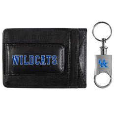 Kentucky Wildcats Leather Cash & Cardholder & Valet Key Chain