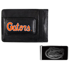 Florida Gators Leather Cash & Cardholder & Black Money Clip