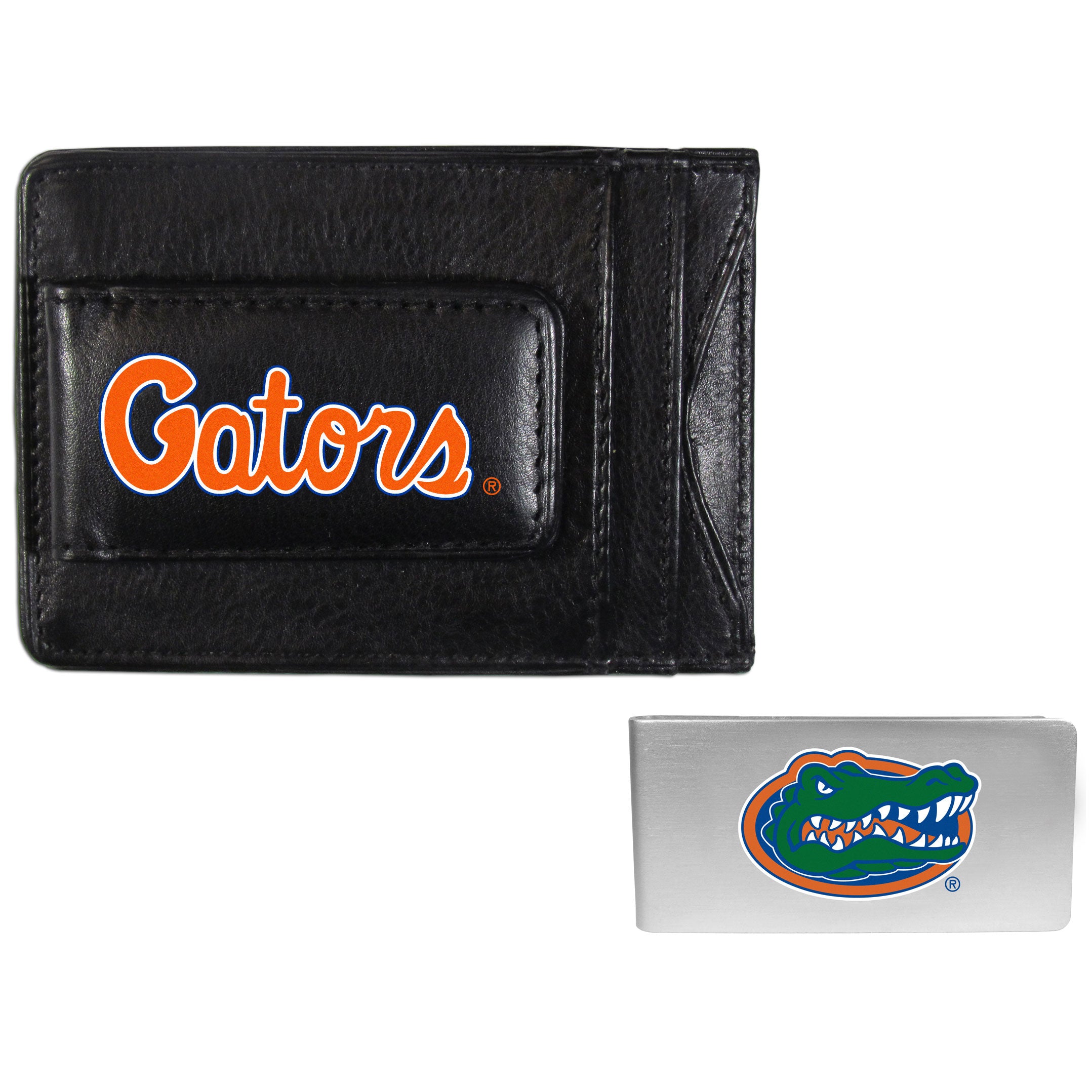 Florida Gators Leather Cash & Cardholder & Money Clip