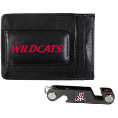 Arizona Wildcats Leather Cash & Cardholder & Key Organizer