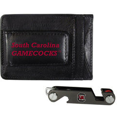 S. Carolina Gamecocks Leather Cash & Cardholder & Key Organizer