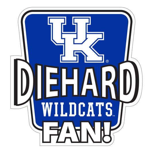 Kentucky Wildcats Die-Hard Fan Auto Decal