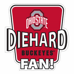 Ohio St. Buckeyes Die-Hard Fan Auto Decal