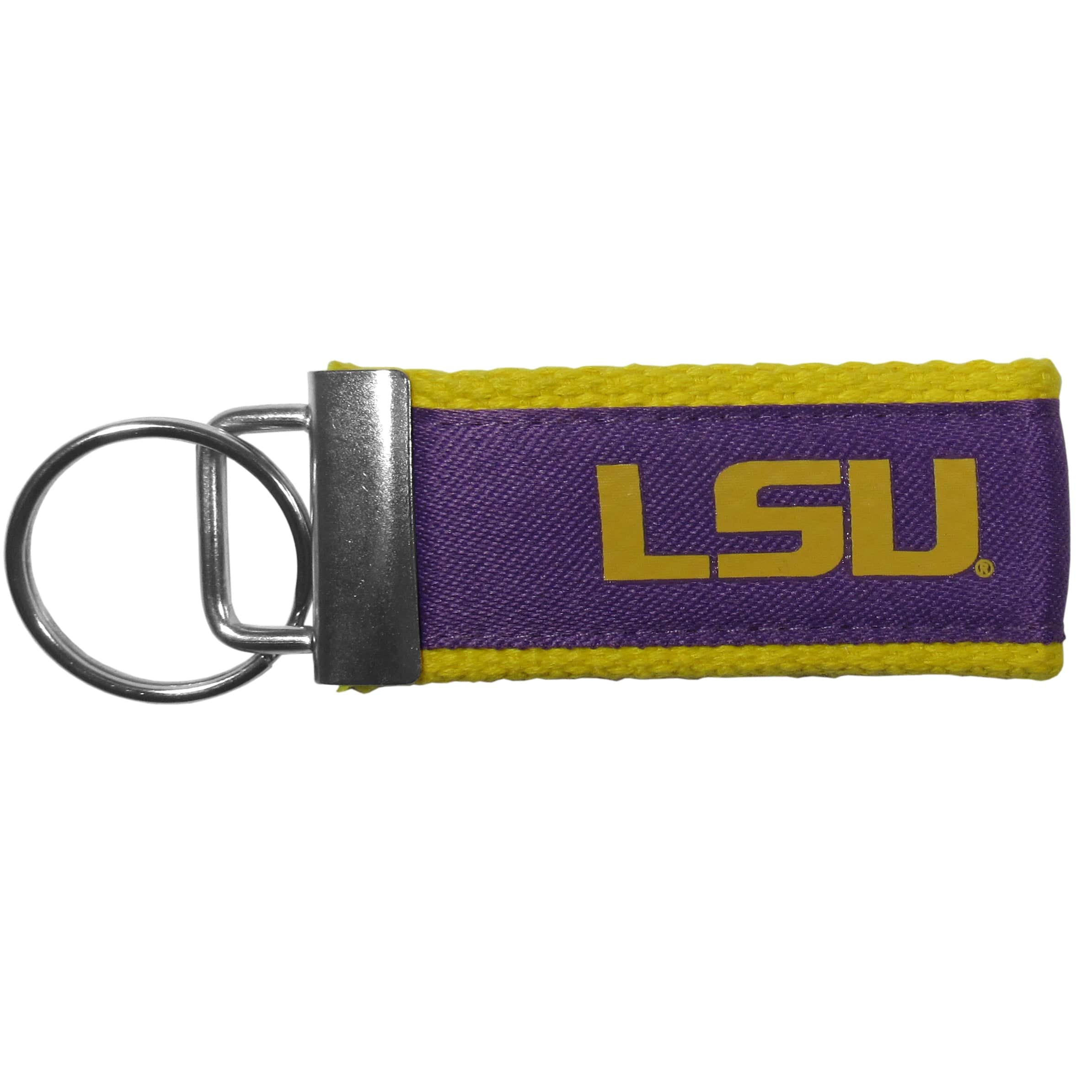 LSU Tigers Woven Key Chain - LSU Tigers