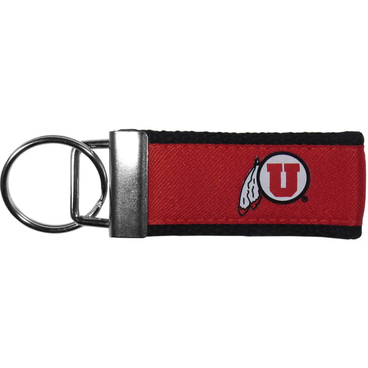 Utah Utes Woven Key Chain