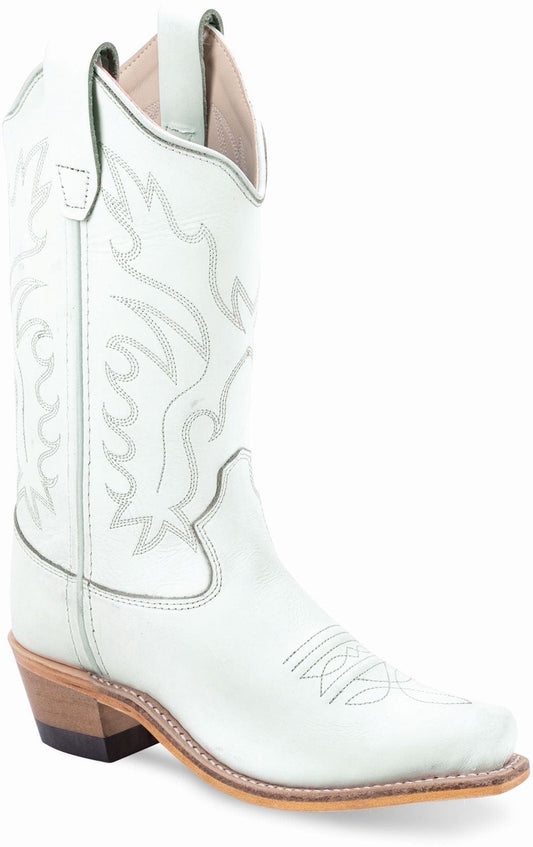 Old West White YOUTH'S FASHION WESTERN BOOTS - Old West