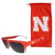 Nebraska Cornhuskers Sportsfarer Sunglasses and Bag Set