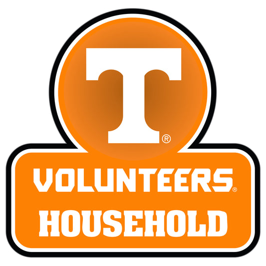 Tennessee Volunteers Household Auto Decal