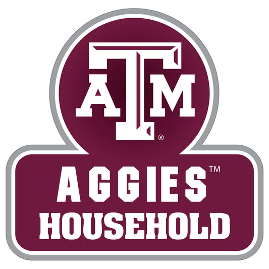 Texas A & M Aggies Household Auto Decal