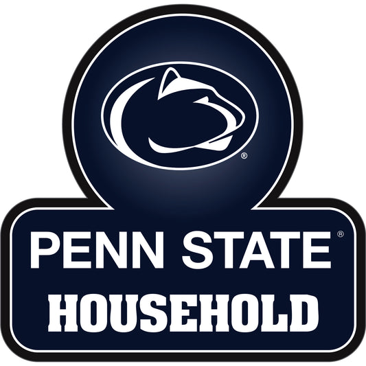 Penn St. Nittany Lions Household Auto Decal