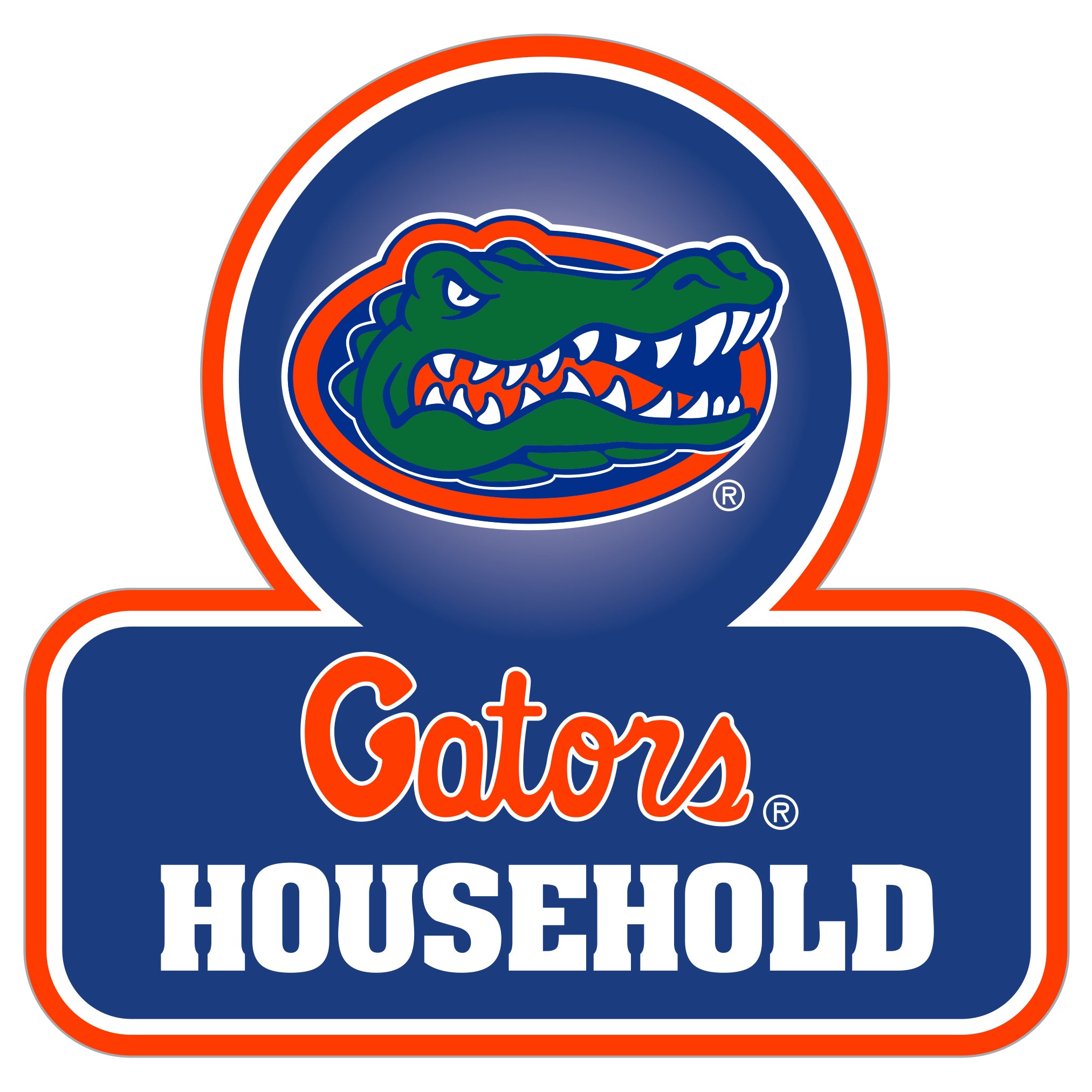 Florida Gators Household Auto Decal