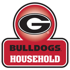 Georgia Bulldogs Household Auto Decal