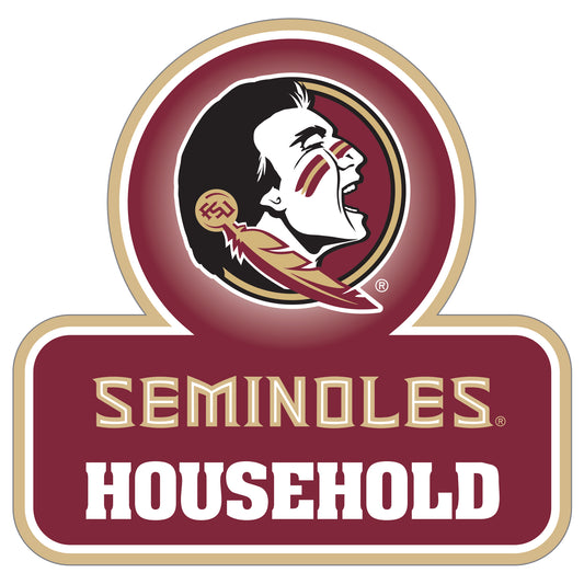 Florida St. Seminoles Household Auto Decal