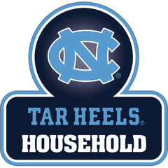 N. Carolina Tar Heels Household Auto Decal