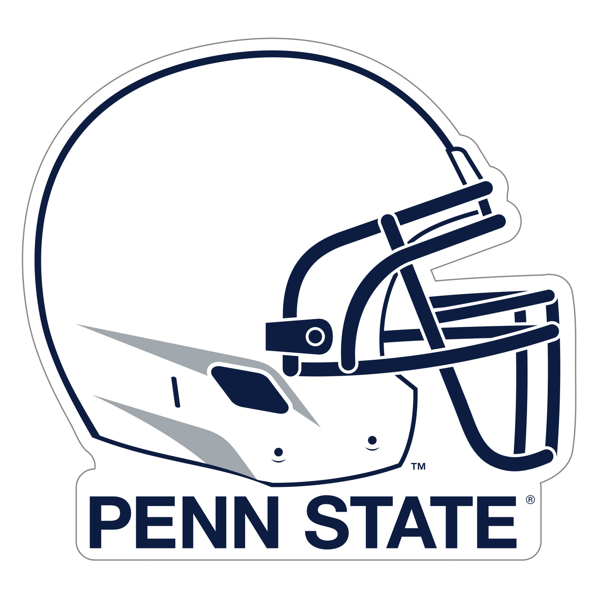 Penn St. Nittany Lions Helmet Auto Decal