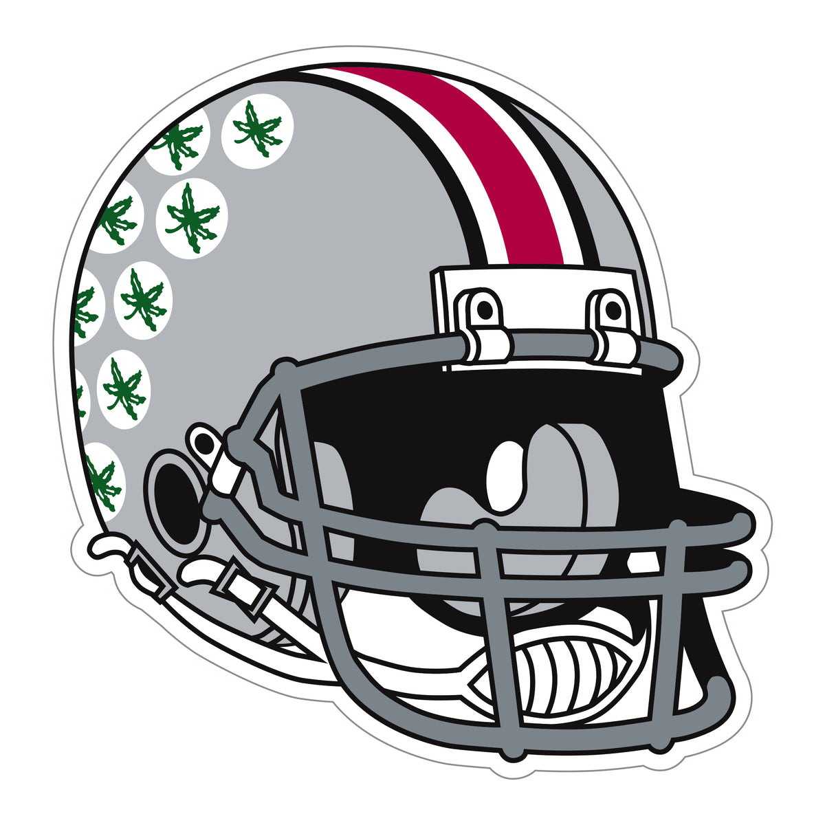 Ohio St. Buckeyes Helmet Auto Decal