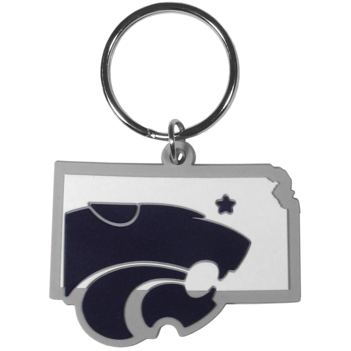 Kansas St. Wildcats Home State Flexi Key Chain