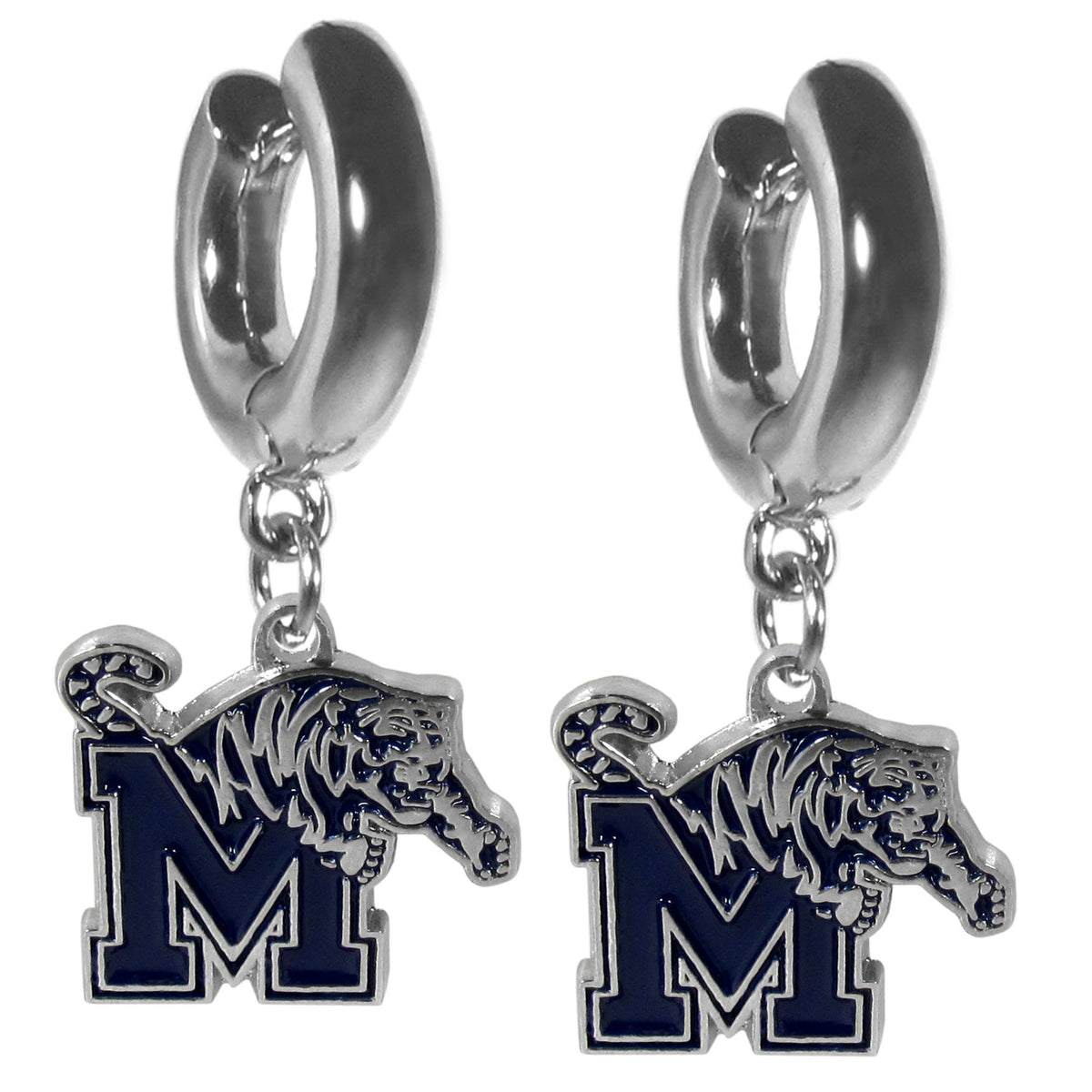 Memphis Tigers Huggie Hoop Earrings