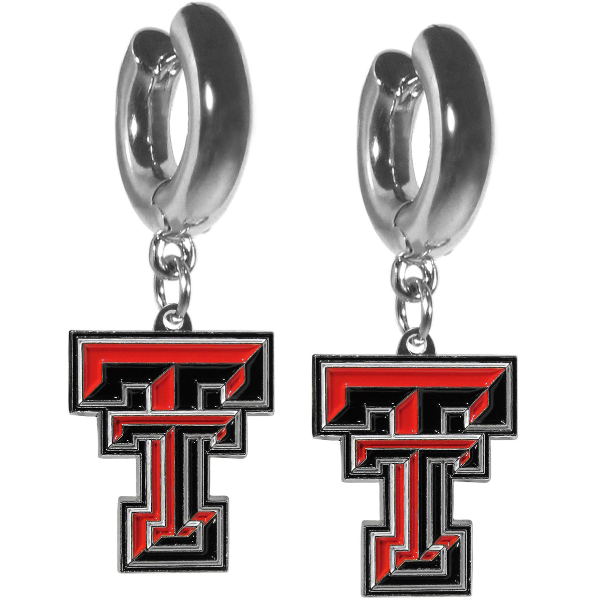 Texas Tech Raiders Huggie Hoop Earrings