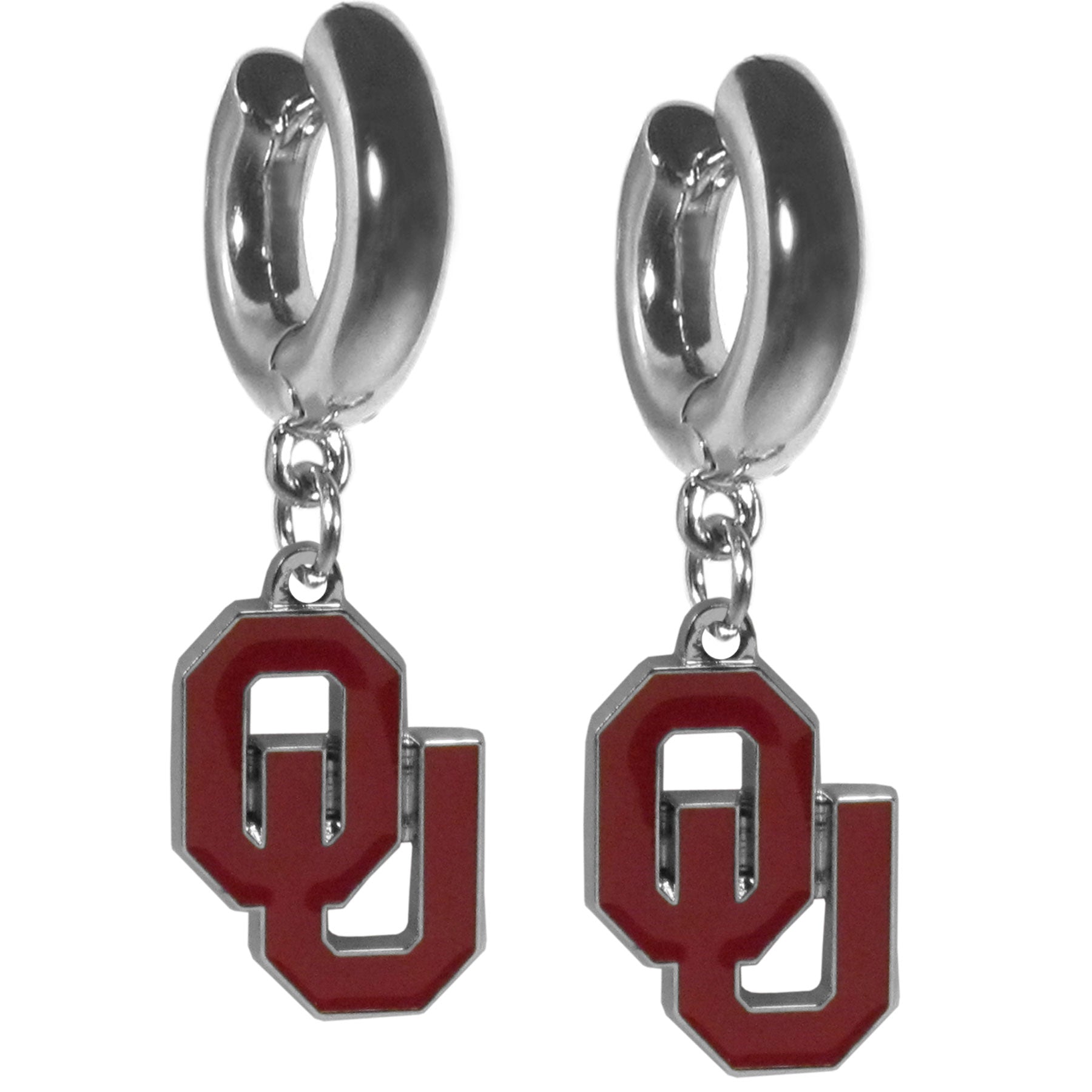 Oklahoma Sooners Huggie Hoop Earrings