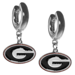 Georgia Bulldogs Huggie Hoop Earrings