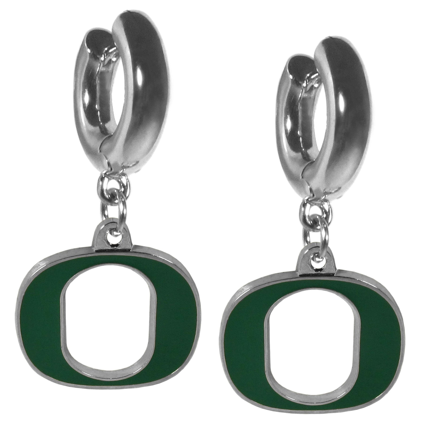 Oregon Ducks Huggie Hoop Earrings