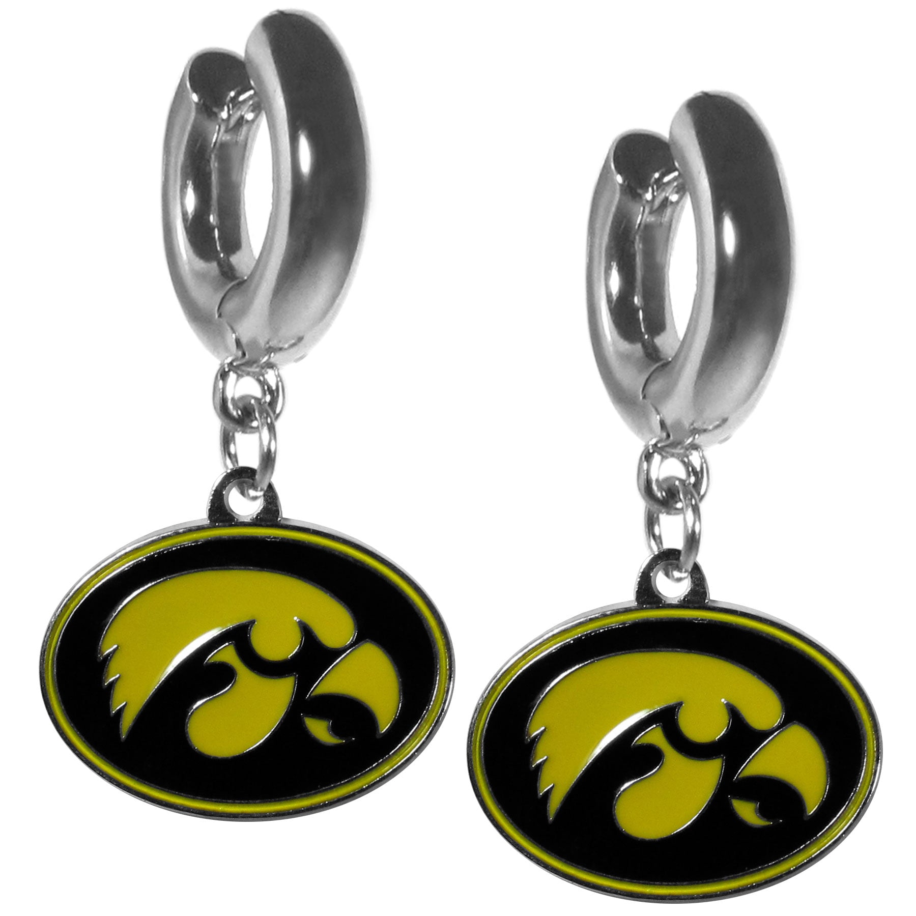 Iowa Hawkeyes Huggie Hoop Earrings