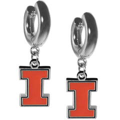 Illinois Fighting Illini Huggie Hoop Earrings