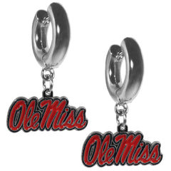 Mississippi Rebels Huggie Hoop Earrings