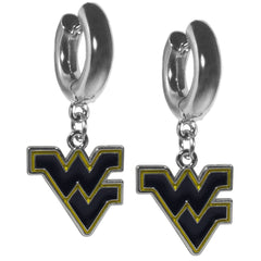 W. Virginia Mountaineers Huggie Hoop Earrings