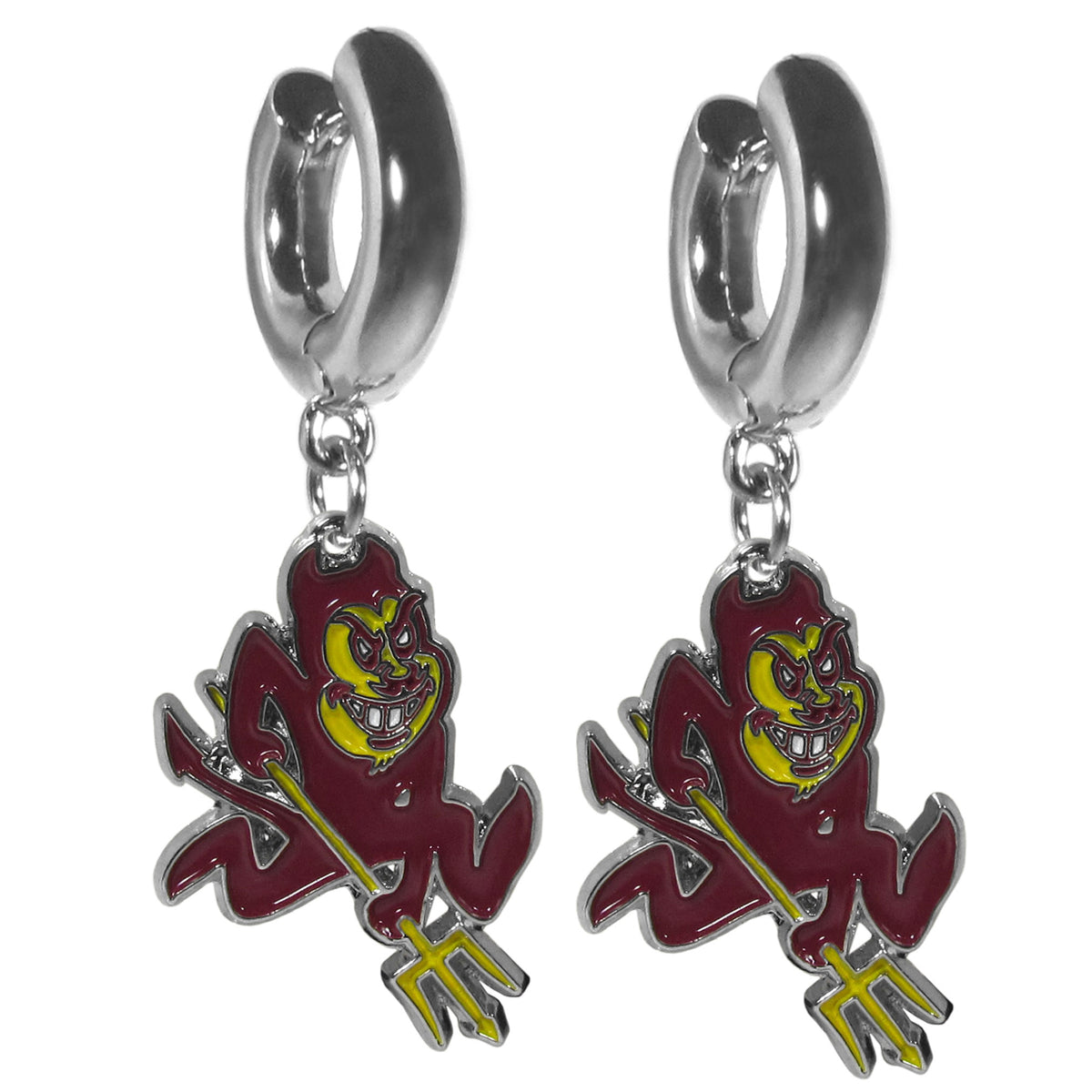 Arizona St. Sun Devils Huggie Hoop Earrings