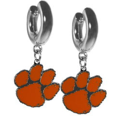 Clemson Tigers Huggie Hoop Earrings