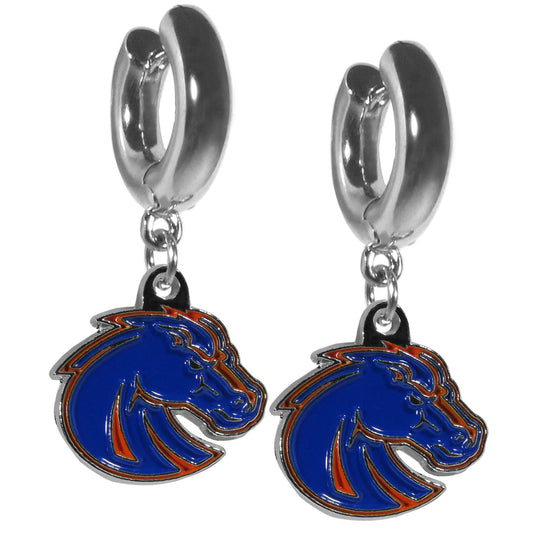 Boise St. Broncos Huggie Hoop Earrings