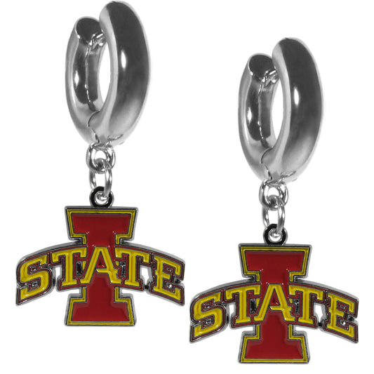 Iowa St. Cyclones Huggie Hoop Earrings