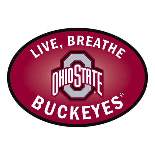 Ohio St. Buckeyes Live-Breath Auto Decal - Ohio St. Buckeyes