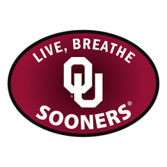 Oklahoma Sooners Live-Breath Auto Decal - Oklahoma Sooners